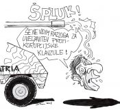 BREZ SKRBI, TUDI KARIKATURIST ODHAJA!